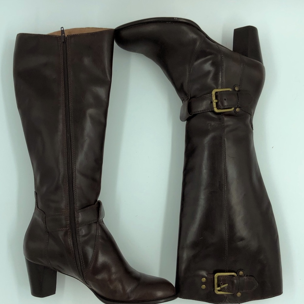 ‼️CCO‼️SALE‼️✨HP✨CORSO COMO Knee-High Brown Leather Boots from Anthropologie